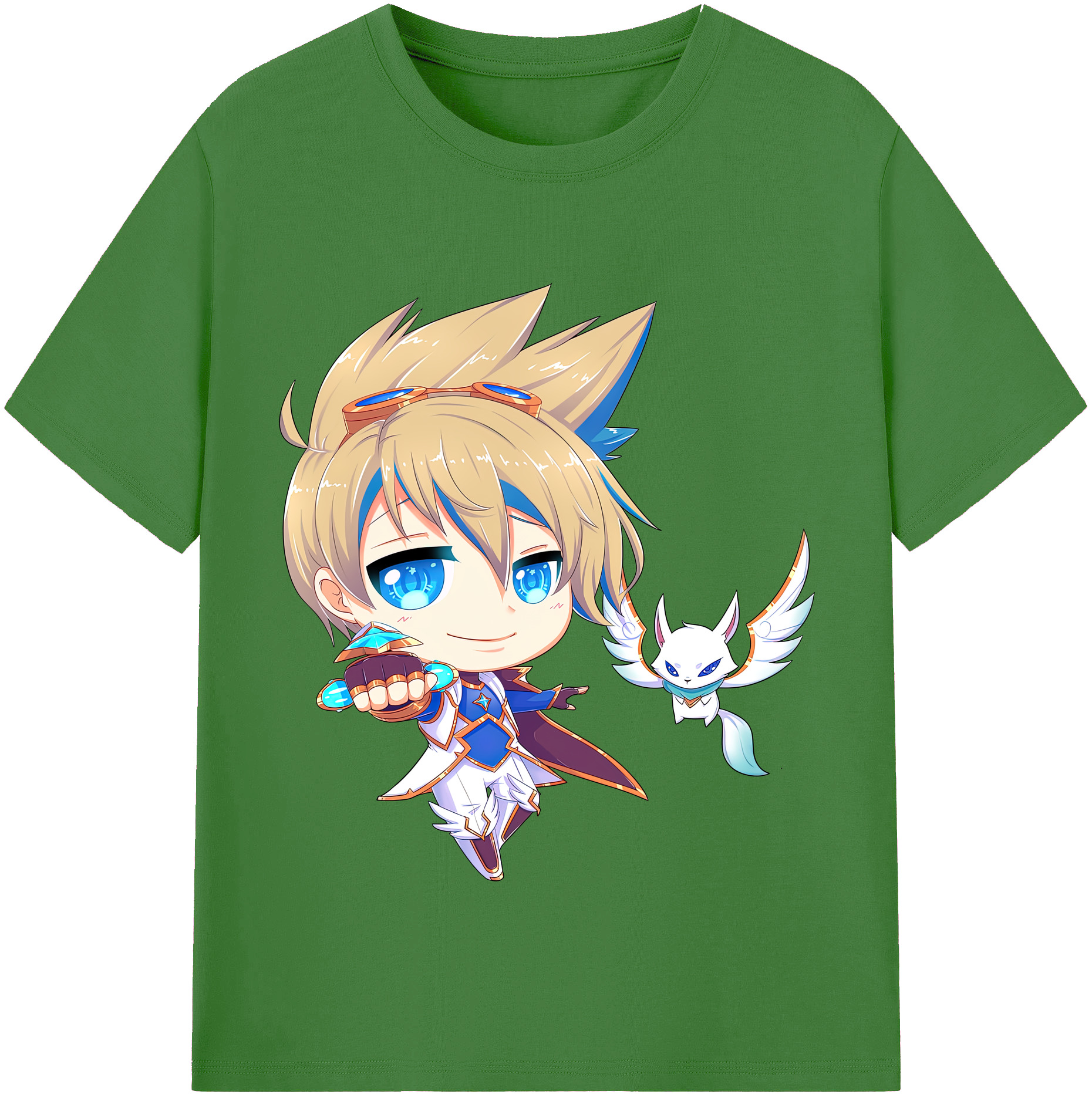 リーグ・オブ・レジェンド League of Legends LOL レディースカジュアルプリントTシャツ（綿100％）
